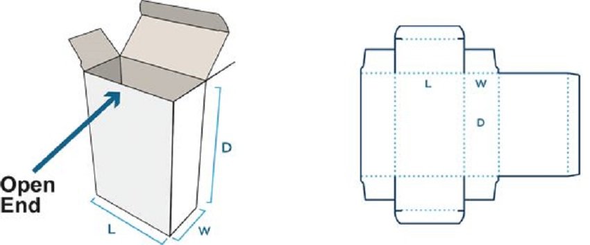 cigarette box dimension