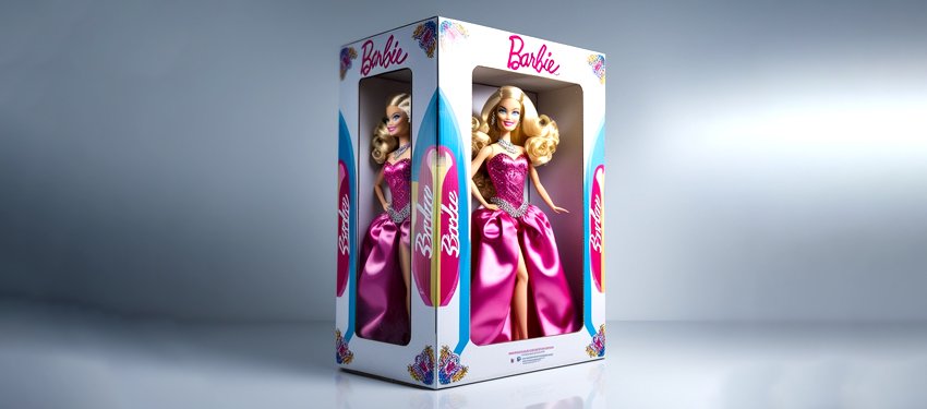 lifesize barbie packaging