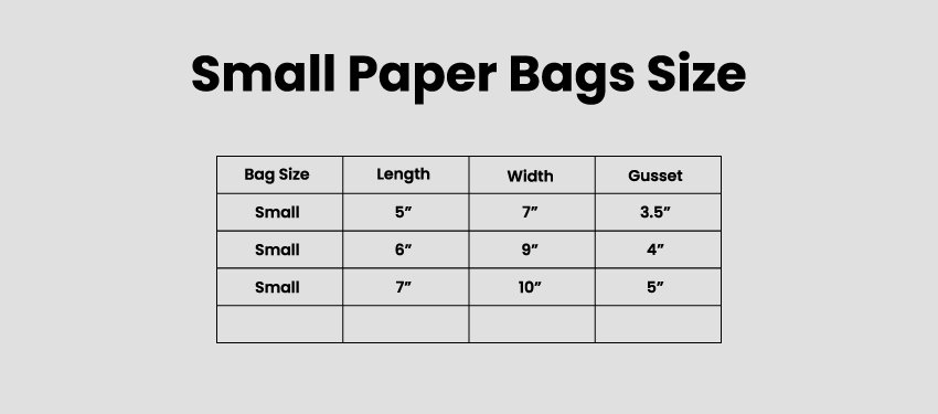 custom sizes of paper takout bag