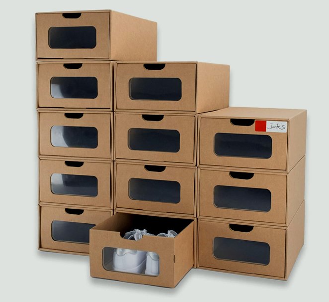 cardboard storage box