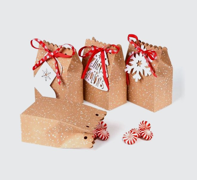 custom christmas paper bag wholesale