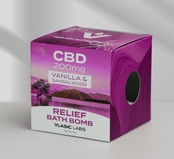 cbd bath bomb box