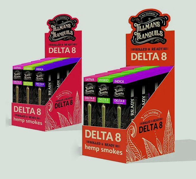 delta-8 pre-roll boxes