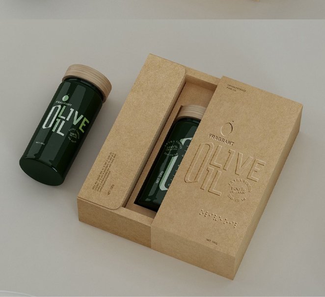 custom olive oil box