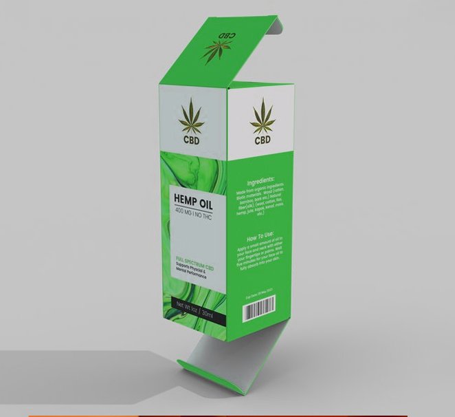 hemp oil box