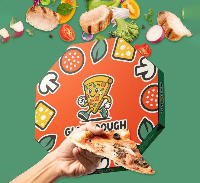 custom round pizza boxes