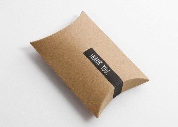 buy kraft pillow boxes