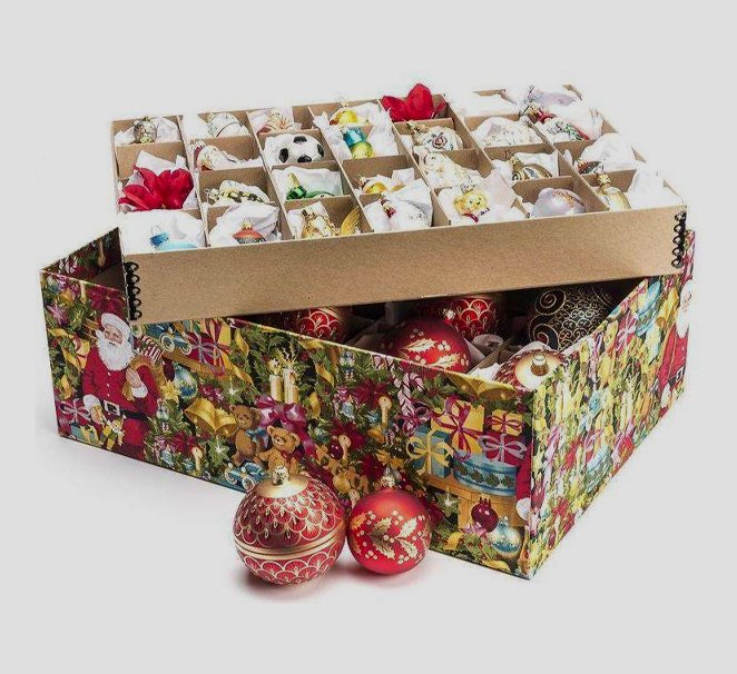 christmas ornament boxes