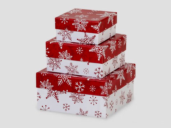 christmas shirt boxes with lids