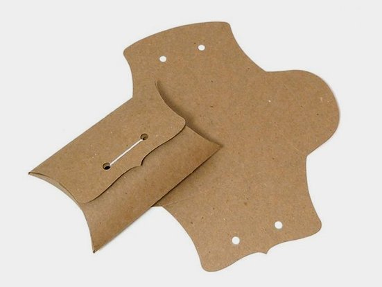 kraft pillow boxes bulk