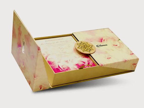 wedding card boxes packaging