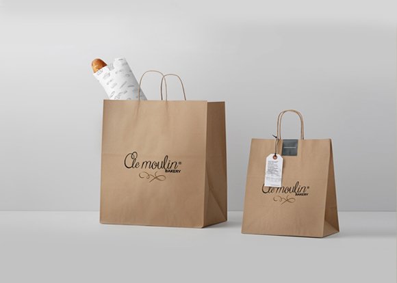 small brown paper bags