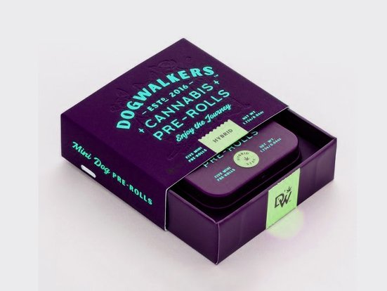 custom pre roll cannabis packaging