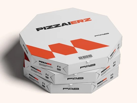 custom round pizza boxes with logo