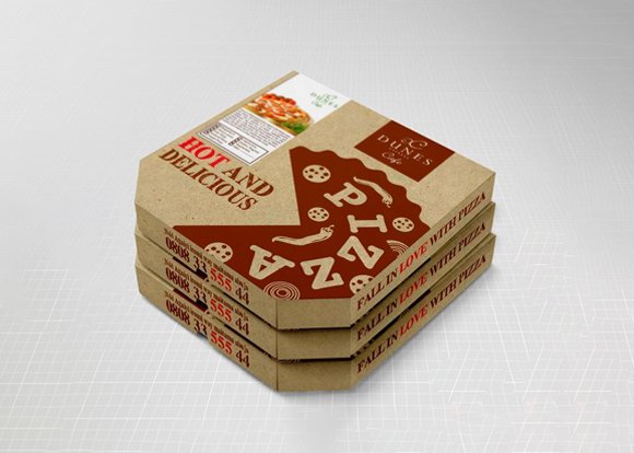 printed brown pizza boxes wholesale