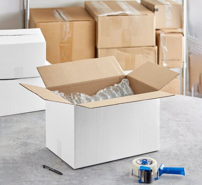 white shipping boxes wholesale