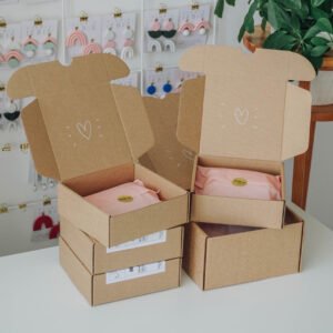 brown kraft boxes