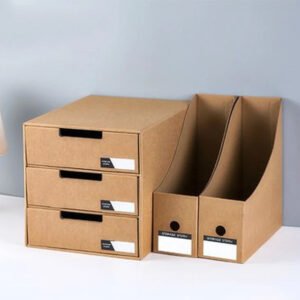 cardboard storage boxes