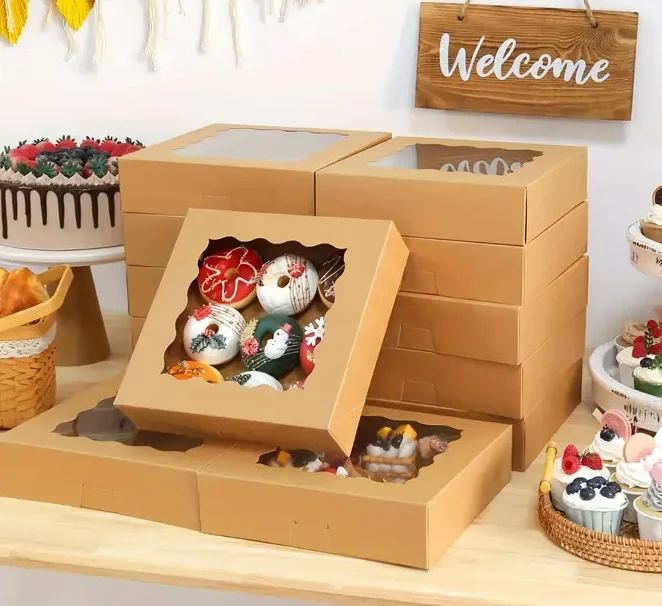 Custom Kraft Window Boxes
