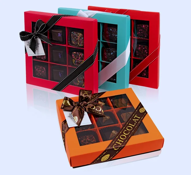 Custom Window Chocolate Boxes