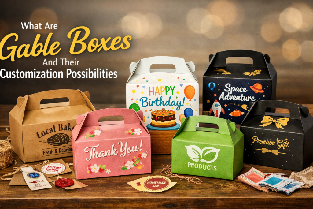 Customization possibilities of gable boxes