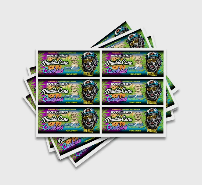 Custom Pre Roll Packaging Labels