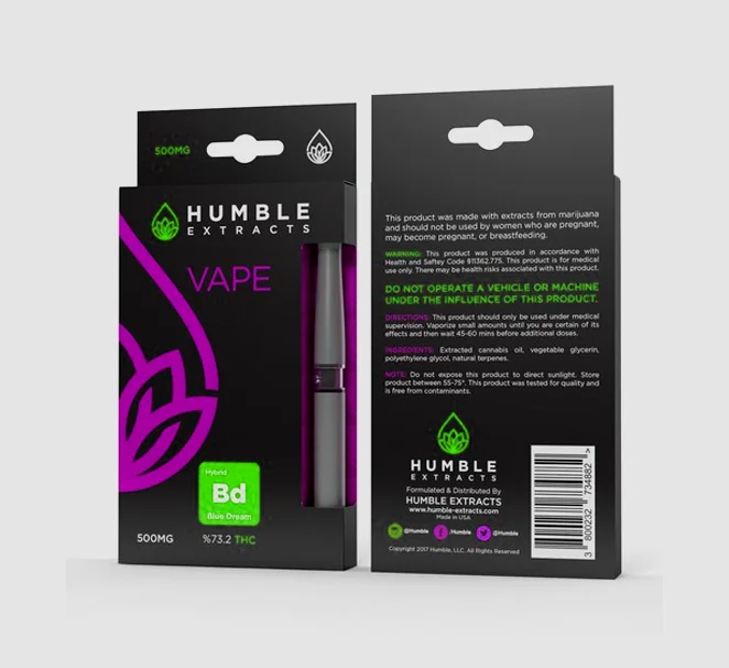 Custom Cannabis Vape Packaging