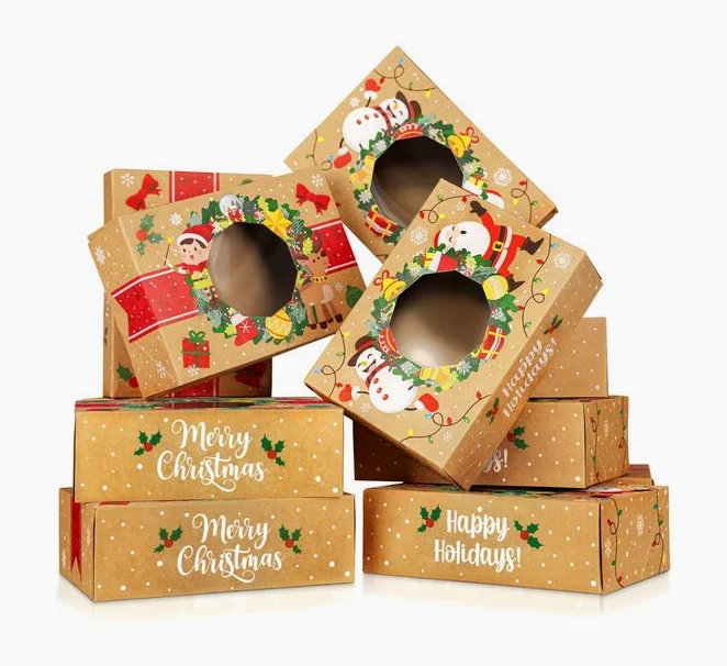 Custom Christmas Cookie Boxes