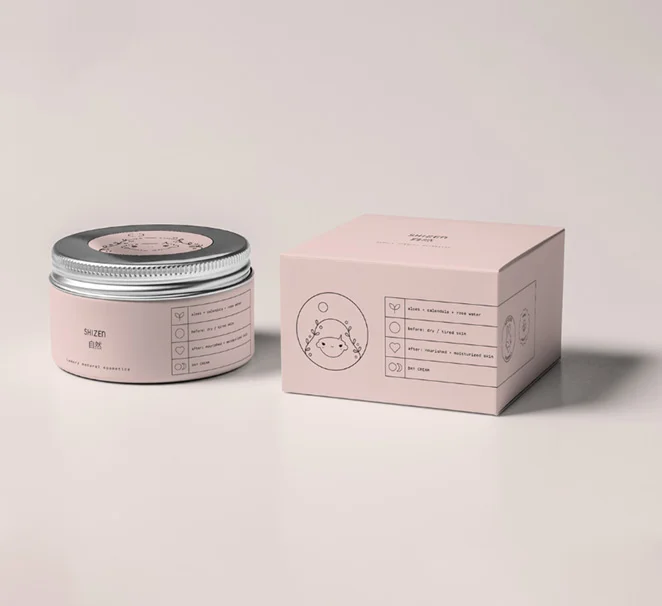 Custom Cream Boxes