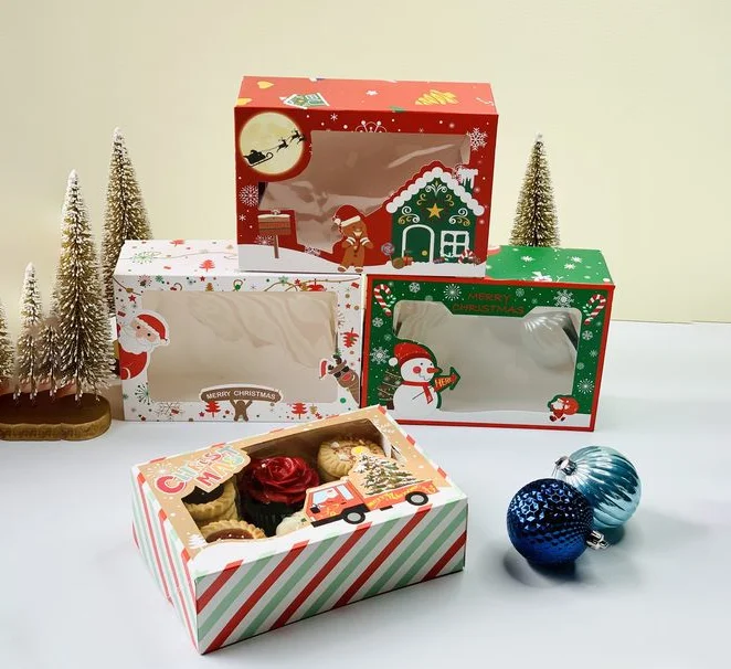 Custom Christmas Cookie Boxes