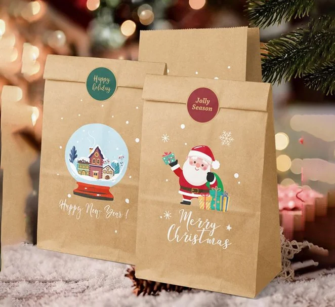 Custom Christmas Paper Bags