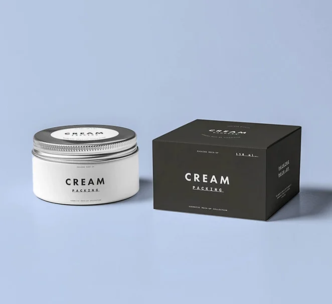 Custom Cream Boxes