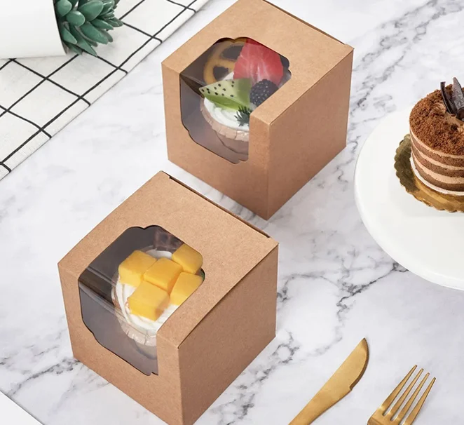 Custom Kraft Cupcake Boxes