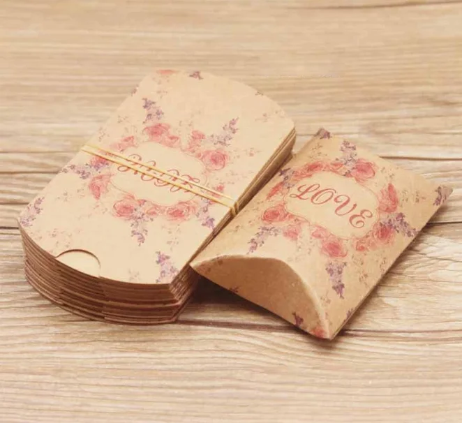 Custom Kraft Pillow Boxes
