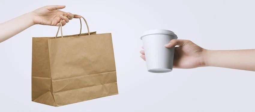 custom takeout paper bag sizes