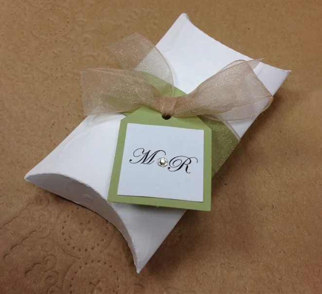 Custom White Pillow Boxes