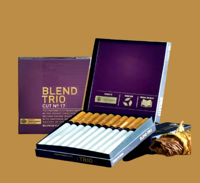 Custom Empty Paper Flip-top Cigarette Boxes