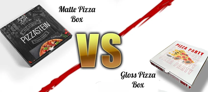gloss vs matte pizza box