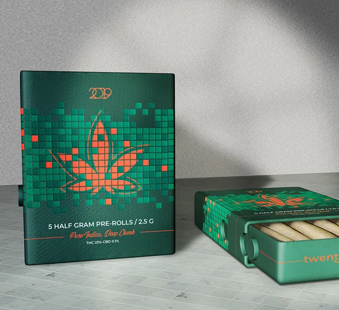 Custom Luxury Pre Roll Packaging