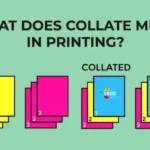 what is collate printings