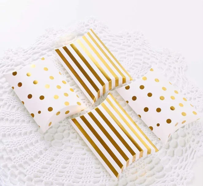 Custom White Pillow Boxes