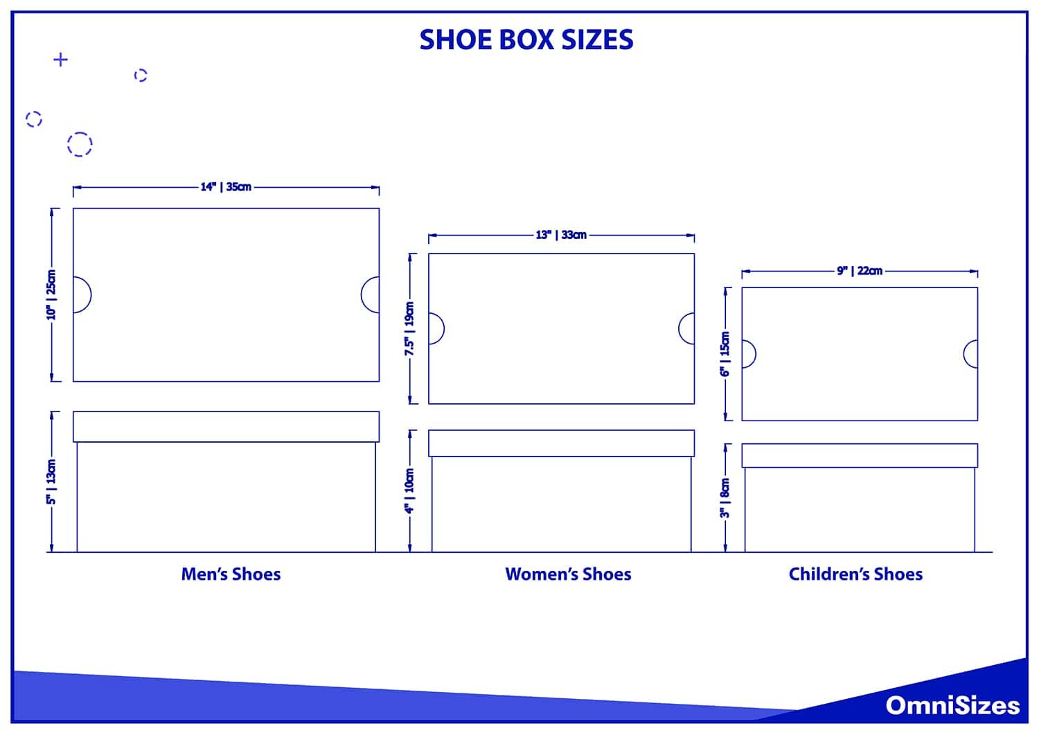 shoe boxes dimensions