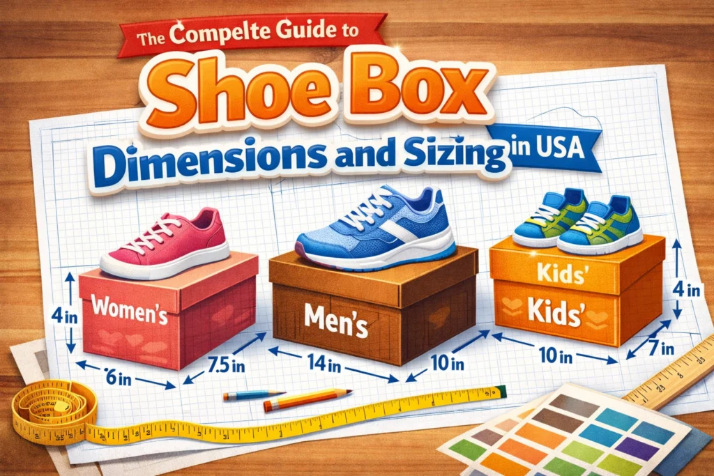 The Complete Guide to Shoe Box Dimensions and Sizing in USA