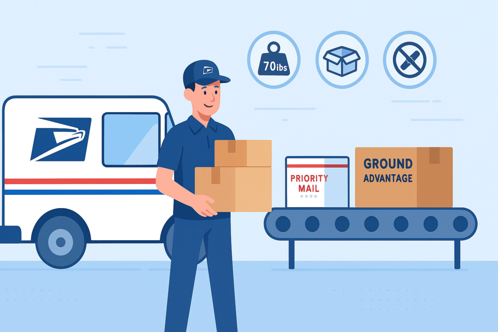 USPS Delivery in Motion