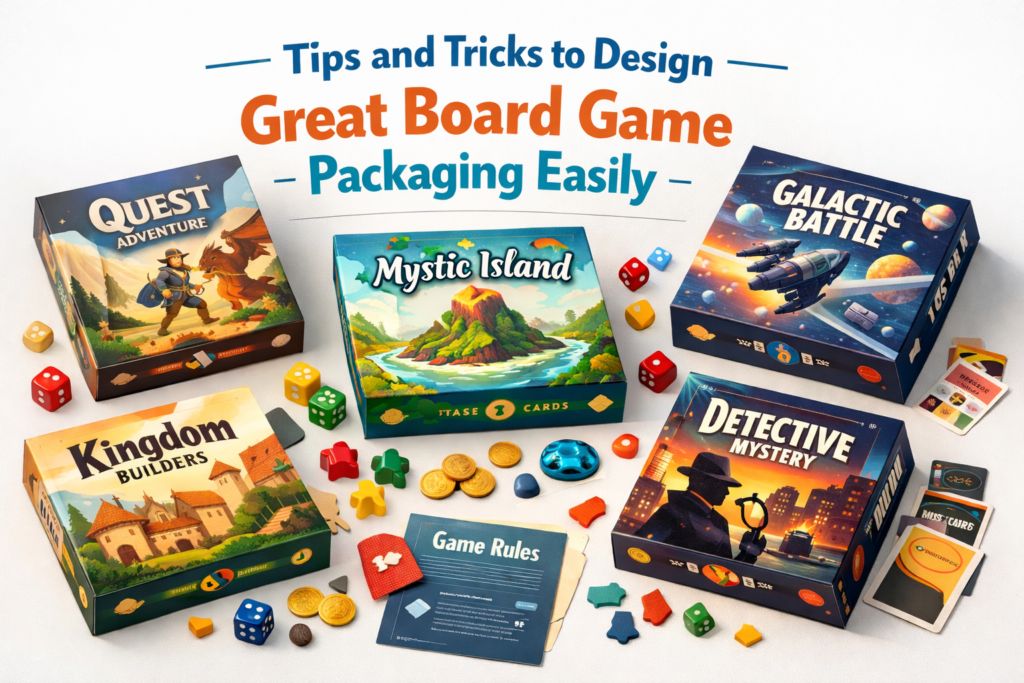 Tips and Tricks to Design Great Board Game Packaging Easily
