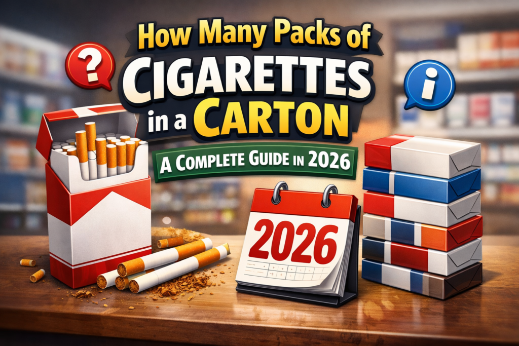 How many packs of cigarettes in a carton