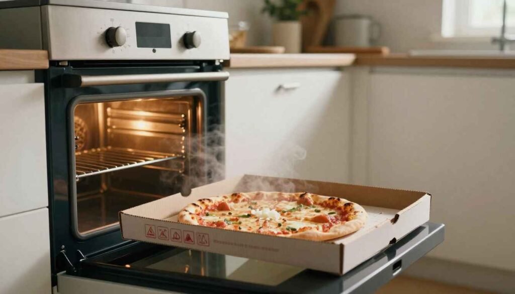 how to keep pizza warm in oven