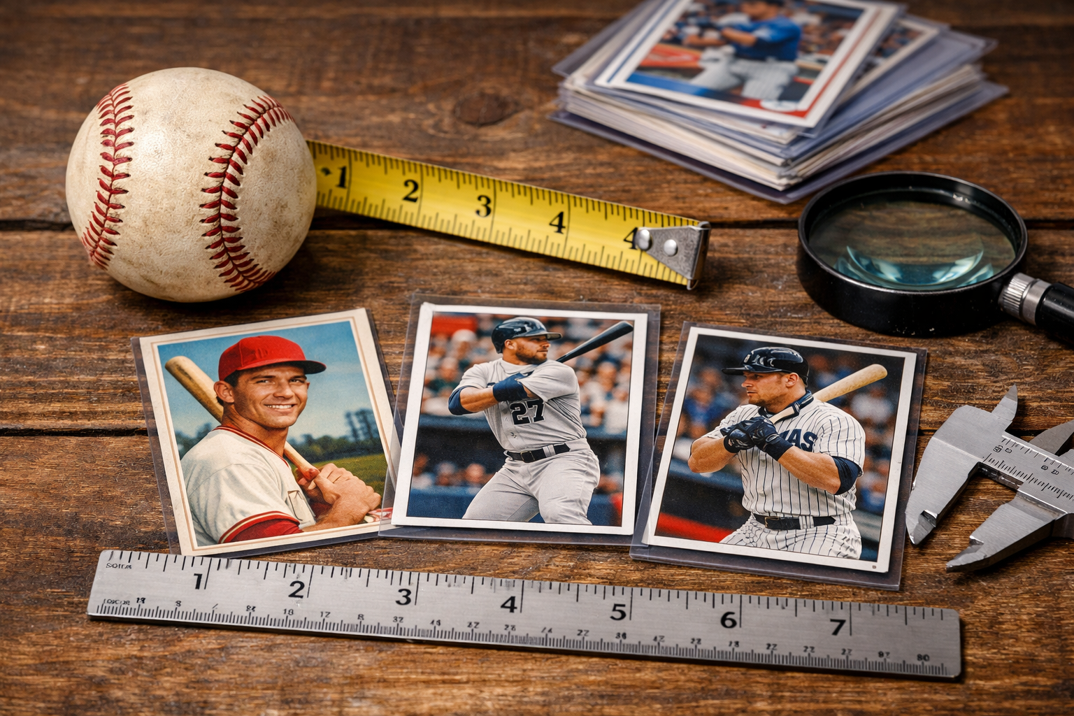baseball card size