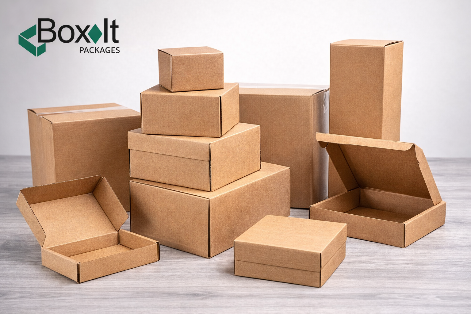 standard shipping box sizes