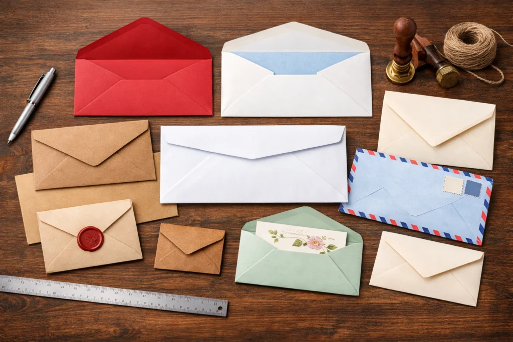 Explore Standard Envelope Dimensions and Multiple Styles